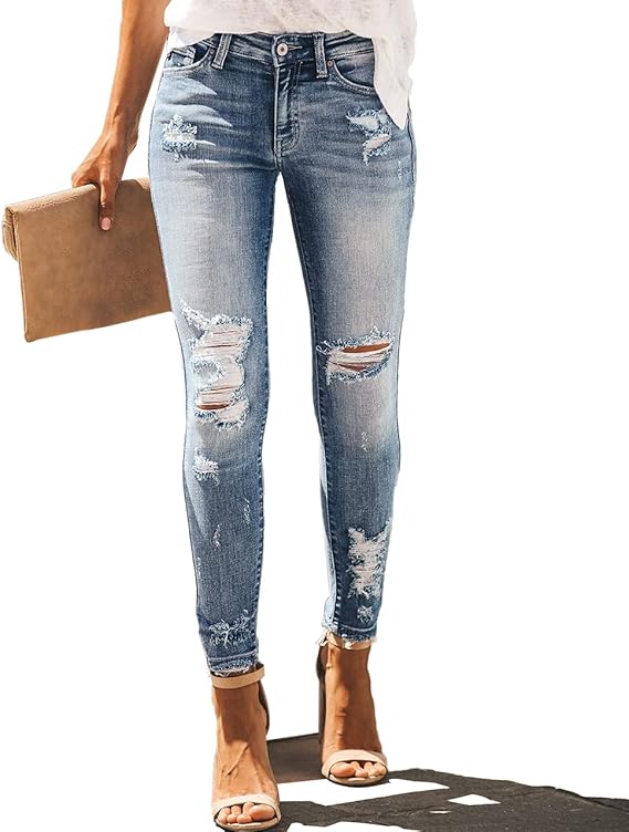 Distressed Jeans